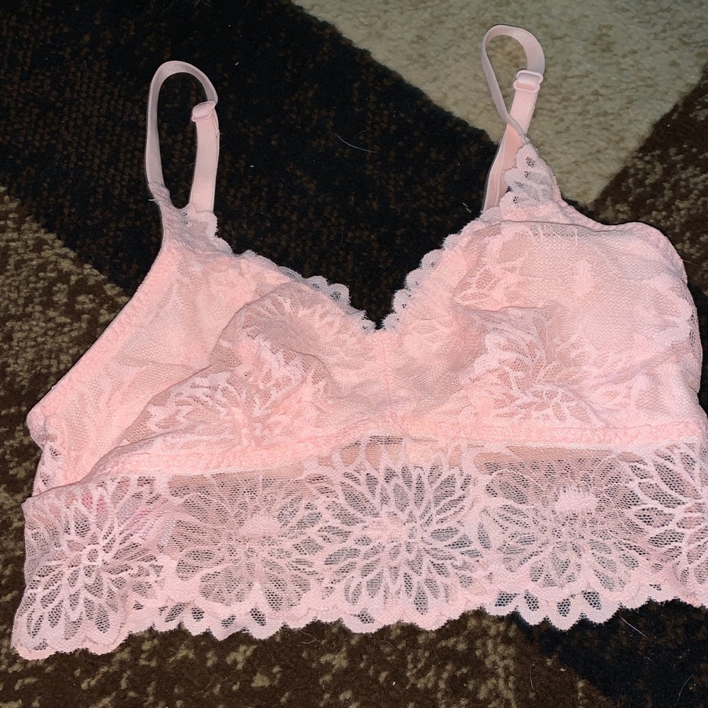 Pink bralette